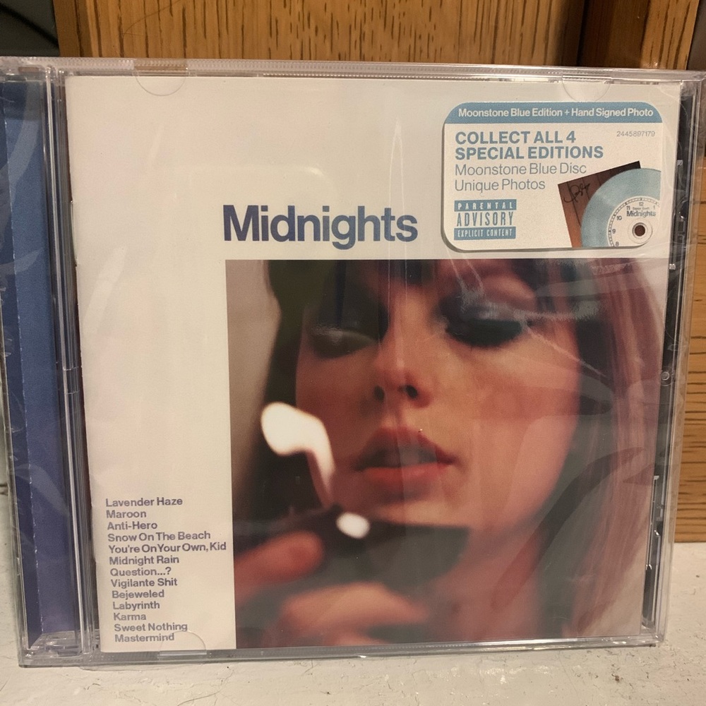 *signed**sealed* Midnights cd